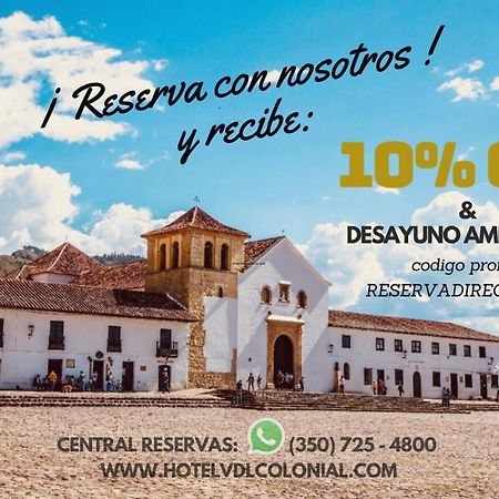 Hotel Vdl Colonial Villa de Leyva Eksteriør billede
