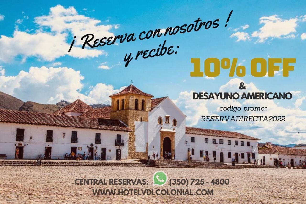 Hotel Vdl Colonial Villa de Leyva Eksteriør billede